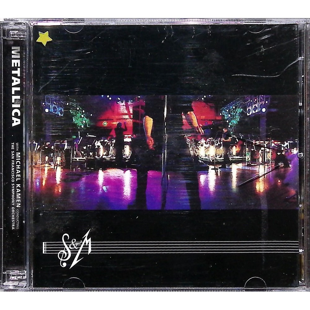 Vintage Metallica S&M Live 2 CD Album Michael Kamen SF Symphony‎ 1999 Elektra